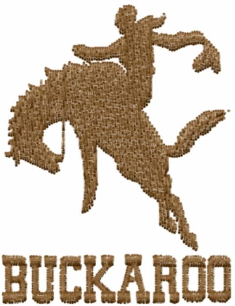 Picture of Buckaroo Machine Embroidery Design