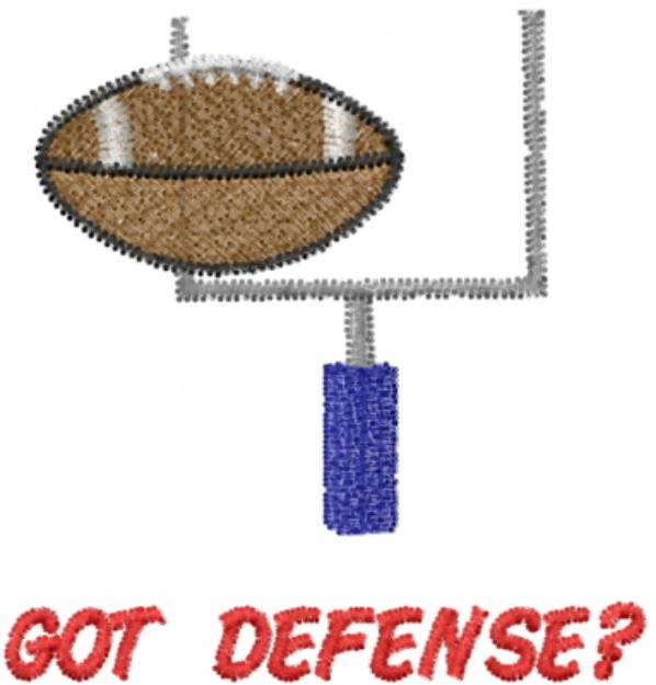 Picture of Got Defense? Machine Embroidery Design