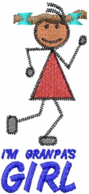 Picture of IM GRANPAS GIRL Machine Embroidery Design