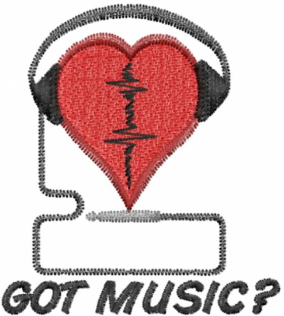 Picture of Got Music? Machine Embroidery Design