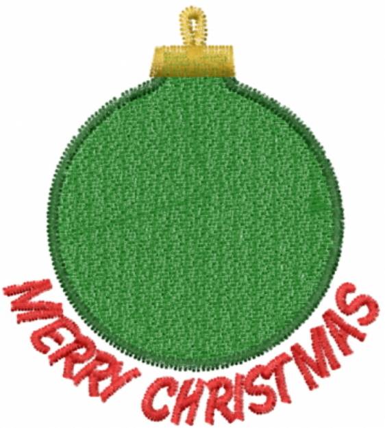 Picture of Merry Christmas Machine Embroidery Design