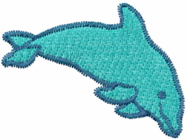 Picture of Dolphin Machine Embroidery Design