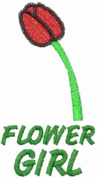 Picture of FLOWER GIRL Machine Embroidery Design