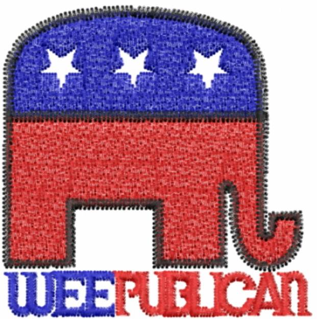 Picture of Weepublican Machine Embroidery Design