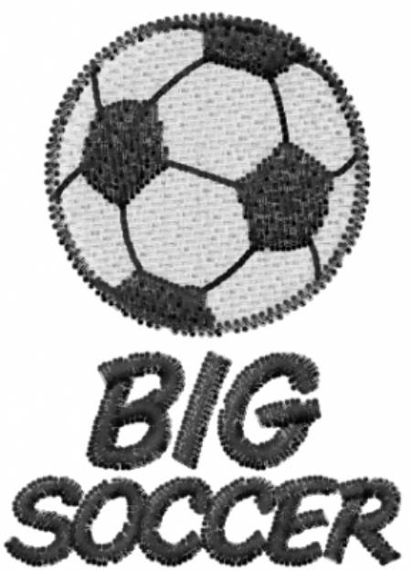 Picture of BIG SOCCER Machine Embroidery Design