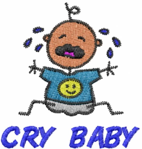 Picture of CRY BABY Machine Embroidery Design