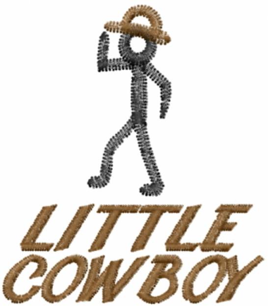 Picture of LITTLE COWBOY Machine Embroidery Design