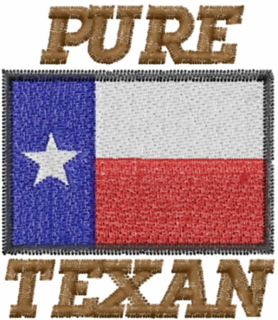 Picture of PURE TEXAN Machine Embroidery Design