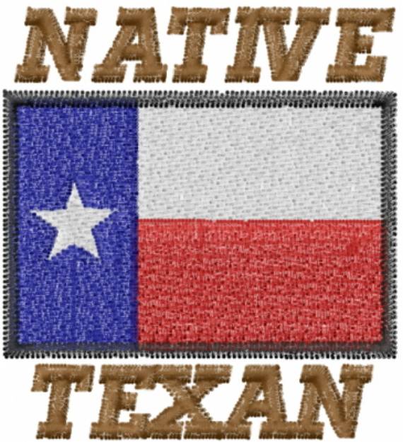 Picture of NATIVE TEXAN Machine Embroidery Design