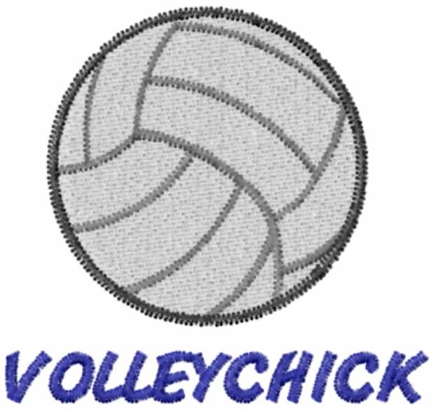 Picture of VOLLEYCHICK Machine Embroidery Design