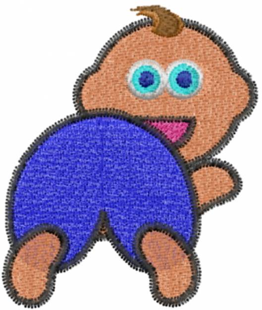 Picture of Baby Butt Machine Embroidery Design