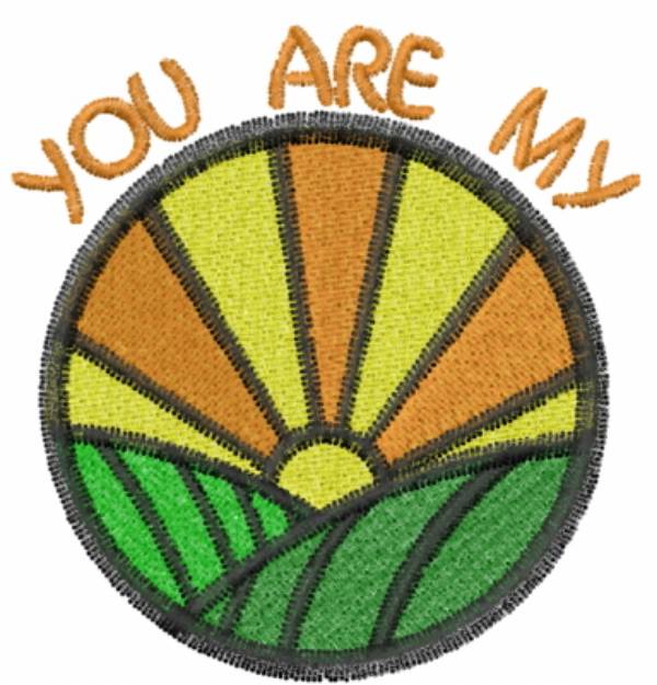 Picture of My Sunshine Machine Embroidery Design