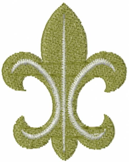 Picture of Fleur de Lis Machine Embroidery Design