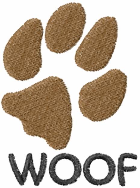 Picture of Woof Machine Embroidery Design