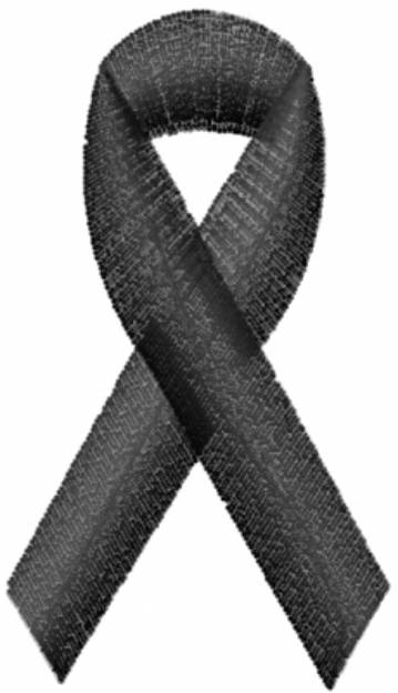 Picture of Black Ribbon Machine Embroidery Design