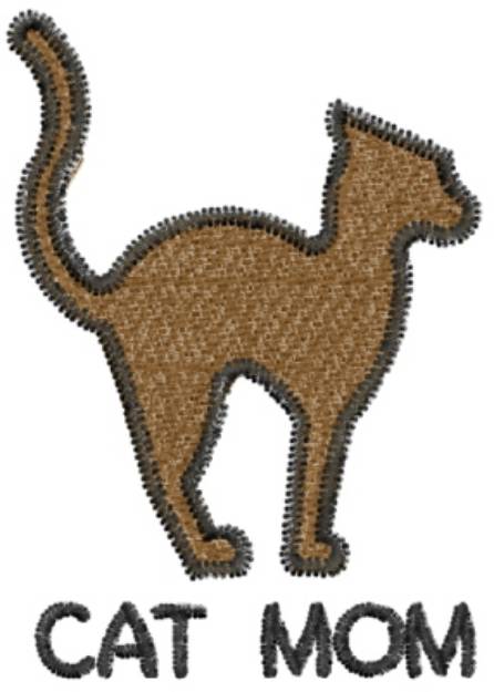 Picture of Cat Mom Machine Embroidery Design