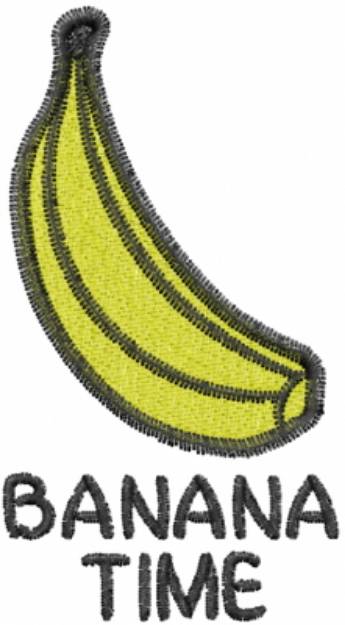 Picture of Banana Time Machine Embroidery Design