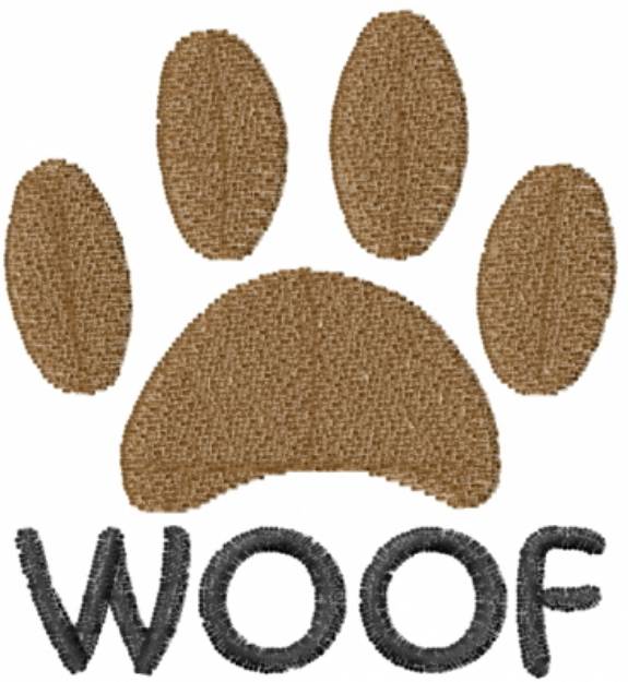 Picture of Woof Machine Embroidery Design