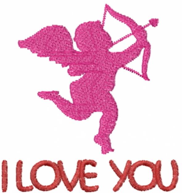 Picture of Cupid I Love You Machine Embroidery Design