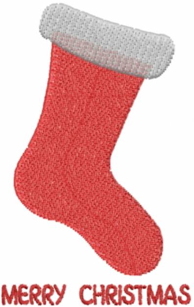 Picture of Christmas Sock Machine Embroidery Design