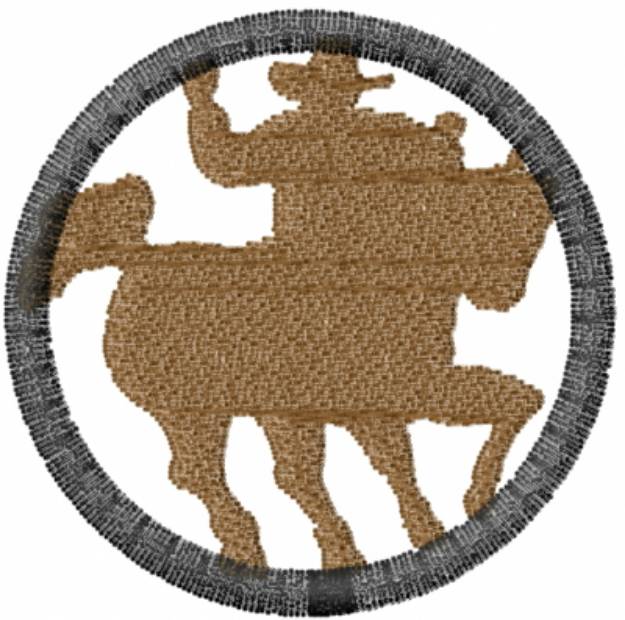 Picture of Cowboy O Machine Embroidery Design