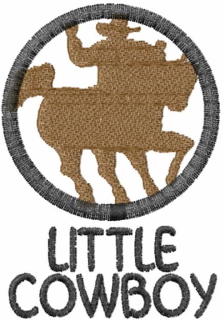 Picture of Little Cowboy Machine Embroidery Design