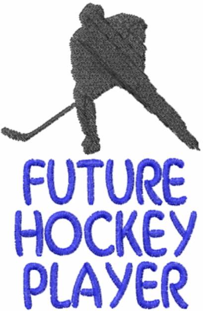 Picture of Future Hockey Player Machine Embroidery Design