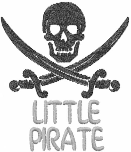 Picture of Little Pirate Machine Embroidery Design