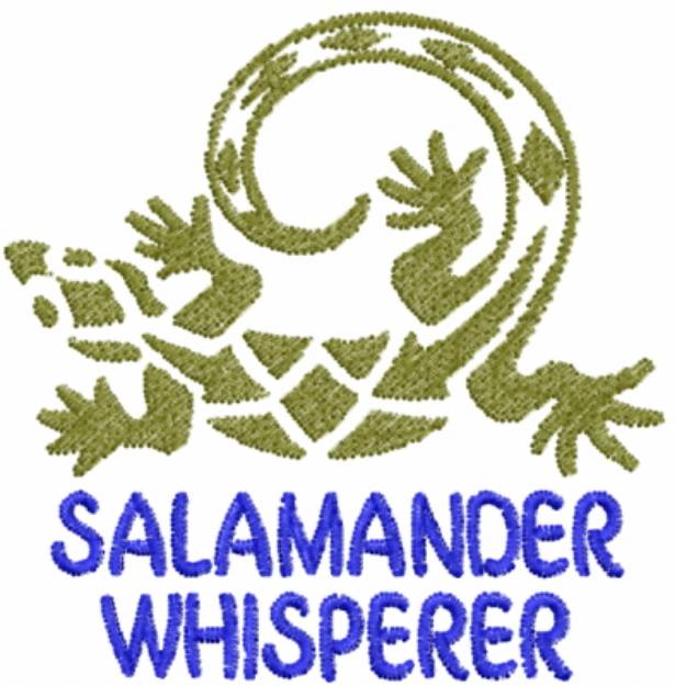 Picture of Salamander Whisperer Machine Embroidery Design