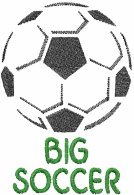 Picture of Big Soccer Machine Embroidery Design