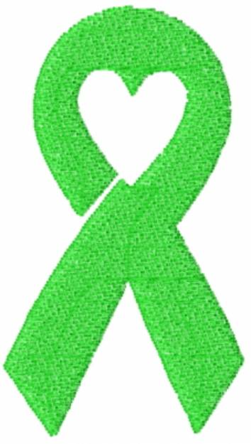 Picture of Green Ribbon Machine Embroidery Design