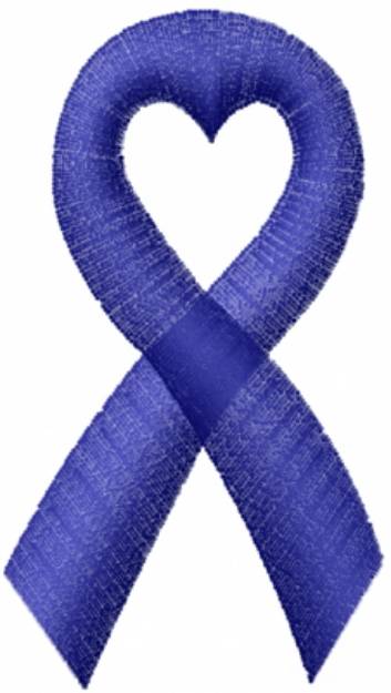 Picture of Blue Satin Ribbon Machine Embroidery Design