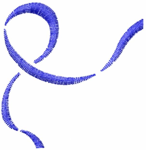 Picture of Blue Ribbon Machine Embroidery Design