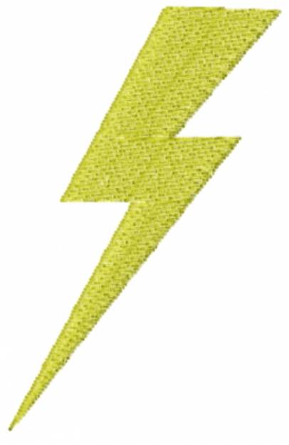 Picture of Yellow Lightning Machine Embroidery Design