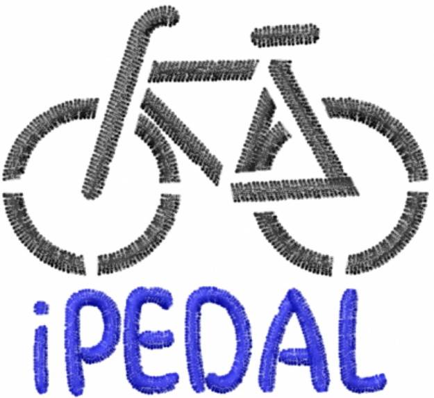 Picture of iPedal Stencil Machine Embroidery Design