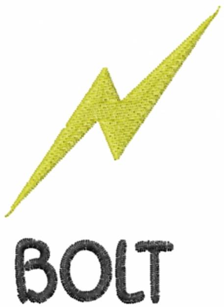 Picture of Electric Bolt Machine Embroidery Design