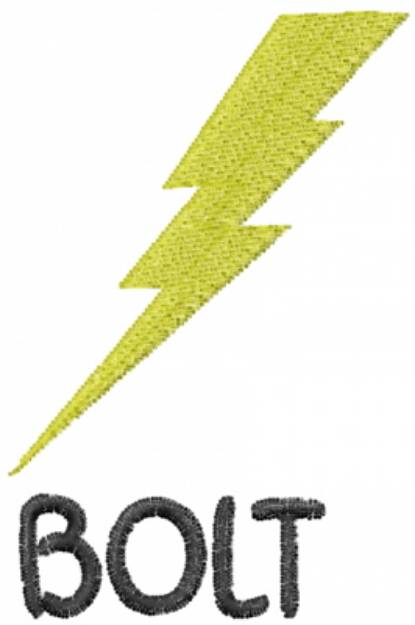 Picture of Bolt Lightning Machine Embroidery Design