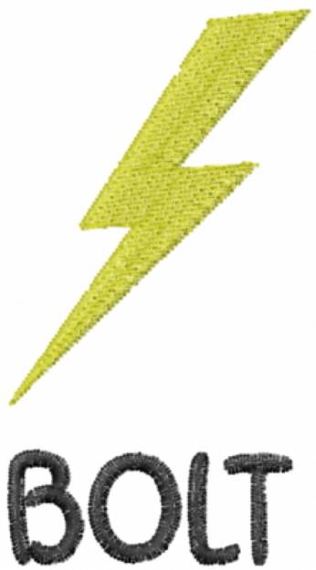 Picture of Electricity Bolt Machine Embroidery Design