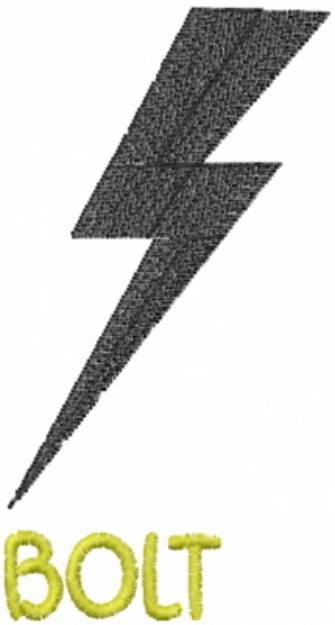 Picture of Bolt Thunderstrike Machine Embroidery Design