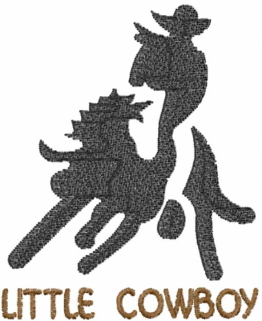 Picture of Bull Cowboy Machine Embroidery Design