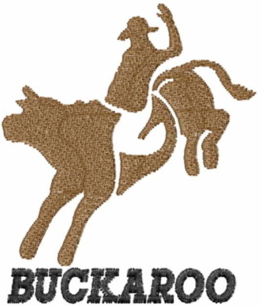 Picture of Cowboy Buckaroo Machine Embroidery Design