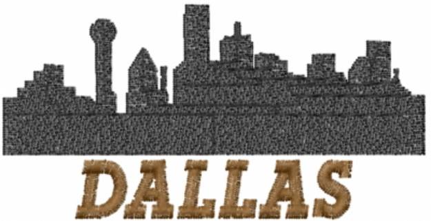 Picture of DALLAS Small Machine Embroidery Design