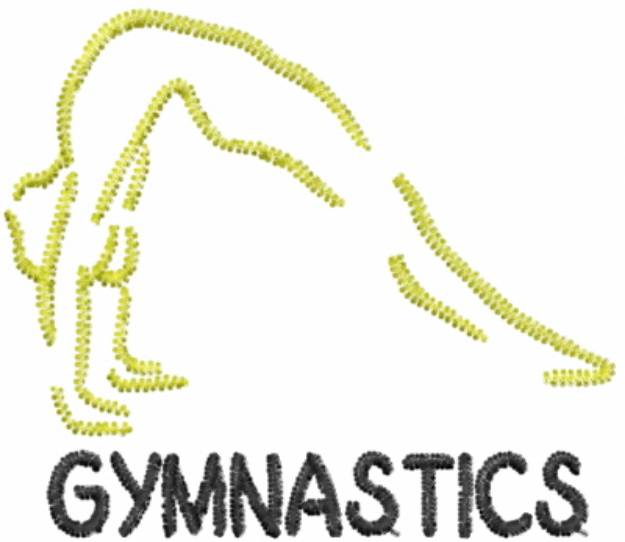 Picture of Gymnastics Gold Machine Embroidery Design