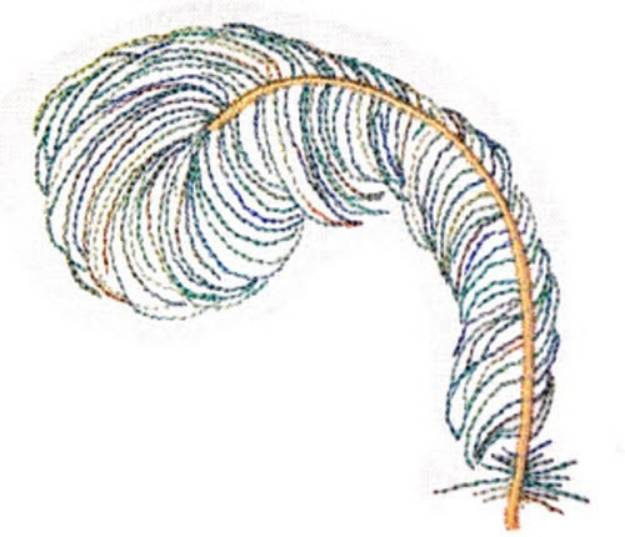 Picture of Plume Machine Embroidery Design