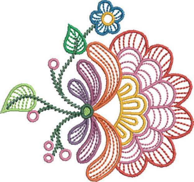 Jacobean Flowers Machine Embroidery Design | Embroidery Library at ...