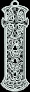 Picture of FSL Cathedral Bookmark Machine Embroidery Design