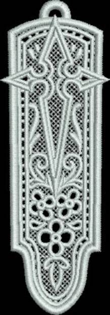 Picture of FSL Church Bookmark Machine Embroidery Design