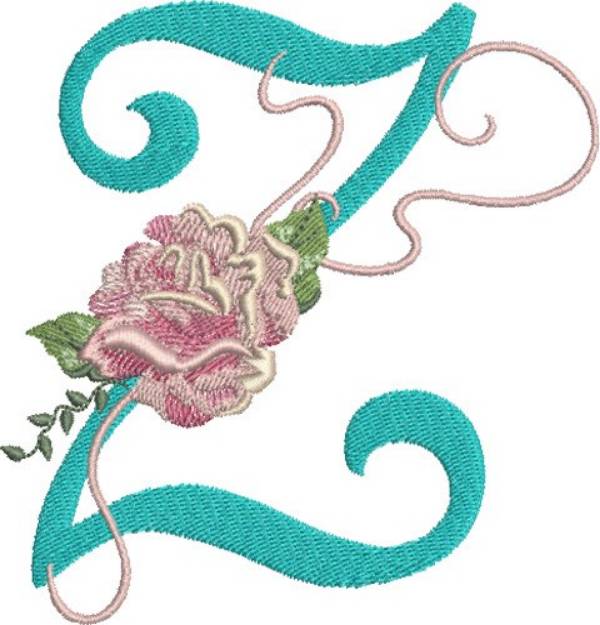 Picture of Harrington Rose Z Machine Embroidery Design