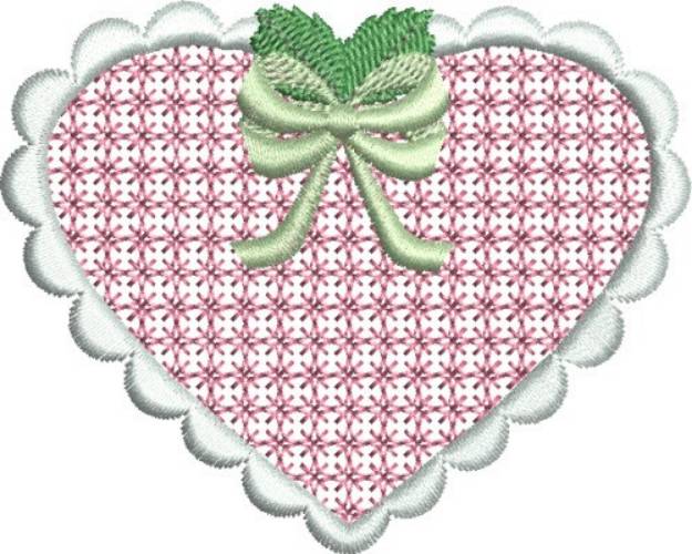 Picture of Simple Heart Machine Embroidery Design