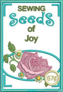 Picture of Sewing Seeds of Joy Machine Embroidery Design